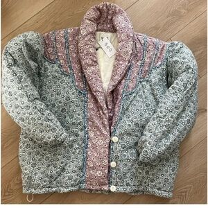 Sea New York | Ida Quilted Patchwork Puffer Jacket Coat